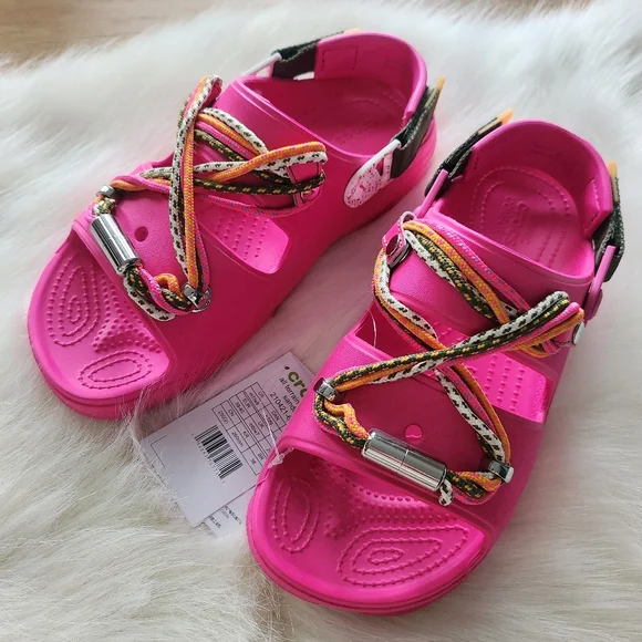 CROCS | Shoes | Nwt Crocs Allterrain Festival Sandal In Pink CROCS | Shoes | Nwt Crocs Allterrain Festival Sandal In Pink